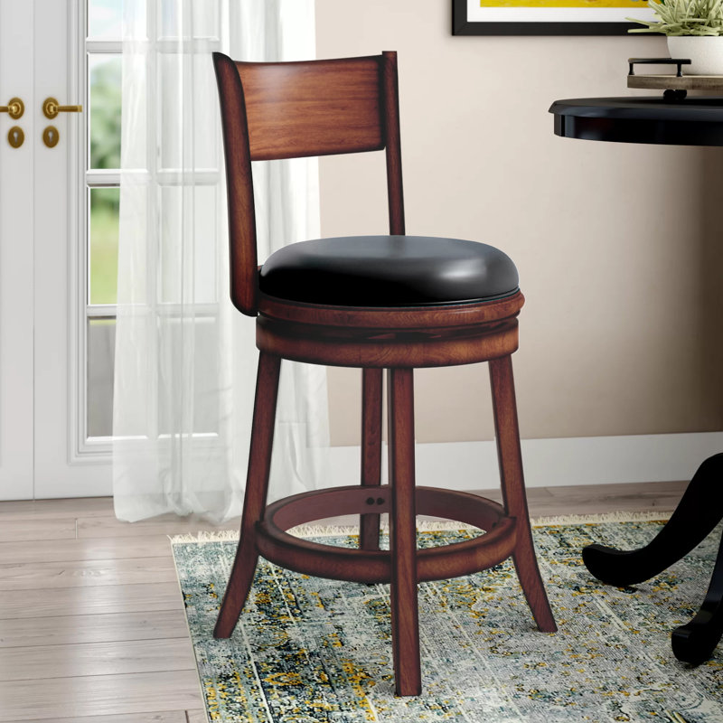 Tabouret de bar et de comptoir Analuz, Brandy, Tabouret de comptoir (siège d'une hauteur de 25,5