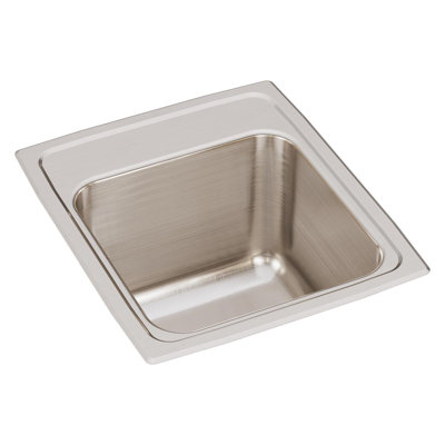Lustertone 15" L x 17.5" W Drop-In Kitchen Sink