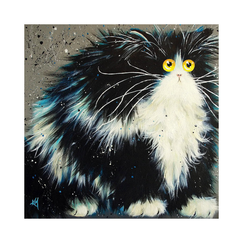 Bernard by Kim Haskins - Print on Canvas, Wrapped Canvas, 30.48 cm H x 30.48 cm W