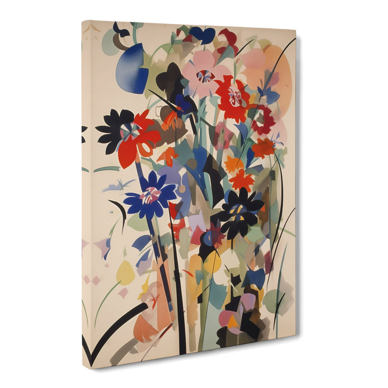 Rosecrans Flowers Bauhaus Vol.10 - Wrapped Canvas, 50cm H x 35cm W x 3cm D