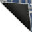 Machine Washable Indoor/Outdoor Chantille Navy Rug-102712272
