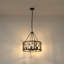 Lustre tambour de style campagnard à 5 lumières 19,7 po
