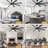 72" 8-Blade Large Ceiling Fan With Lights And Remote Control, Modern 6 Speeds Reversible DC Motor Ceiling Fan With For Living Room