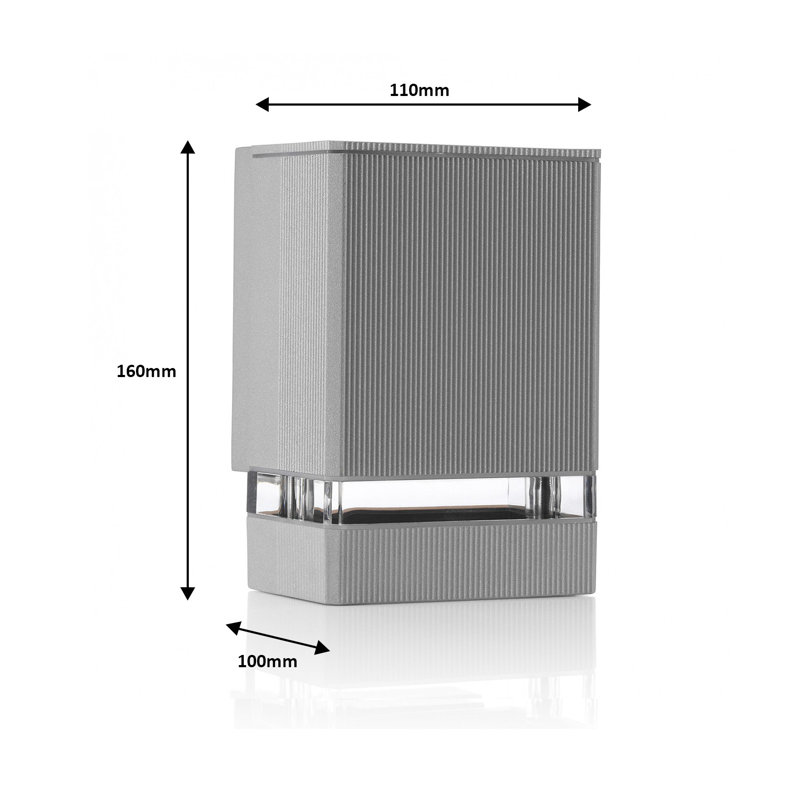 Games 40.64cm H Outdoor Flush Mount, Silver