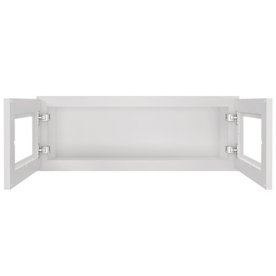 Cozy Design Double Door 12'' H Plywood Standard Wall Cabinet Ready-to-Assemble