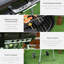 Barbecue au charbon portatif extérieur avec roulettes - fentes réglables pour barbecue de 21 po et tablette inférieure pour le pique-nique, camping, expérience délicieuse, barbecue