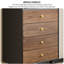 Buffet décoratif rétro moderne et simple en bois