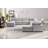 Nuccio 9-Piece Minimalist Modern Soft-Upholstered Sectional With Ottoman-112602388