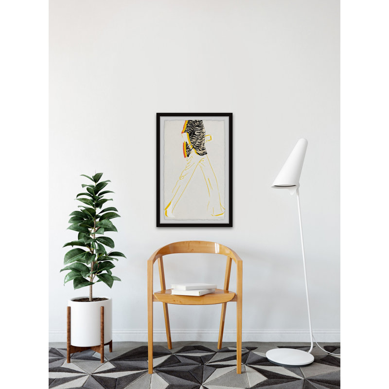 Brisk Walking by Parvez Taj - Single Picture Frame Painting, 91 cm H x 61 cm W