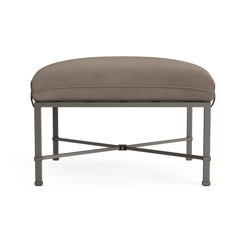Venetian Outdoor Ottoman, Mica, Fushion Moccasian