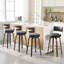 Tabouret de bar et de comptoir pivotant rembourré-1118633829-1118633816
