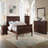 Two Drawers Louis Philip Bedroom Nightstand Solid Wooden Contemporary And Simple Style-1582454152
