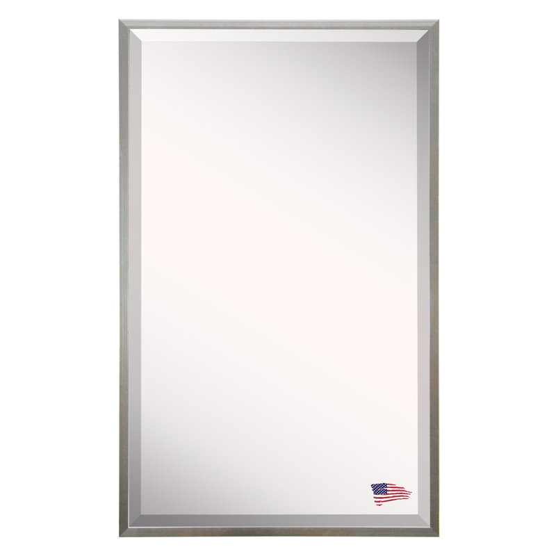 Derosier Metal Wall Mirror, 30" H x 18" W