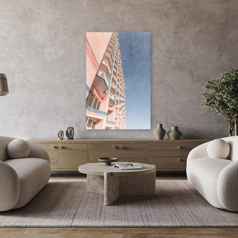 Paysage marin, photographie de paysage urbain moderne, H 48 po x l 32 po