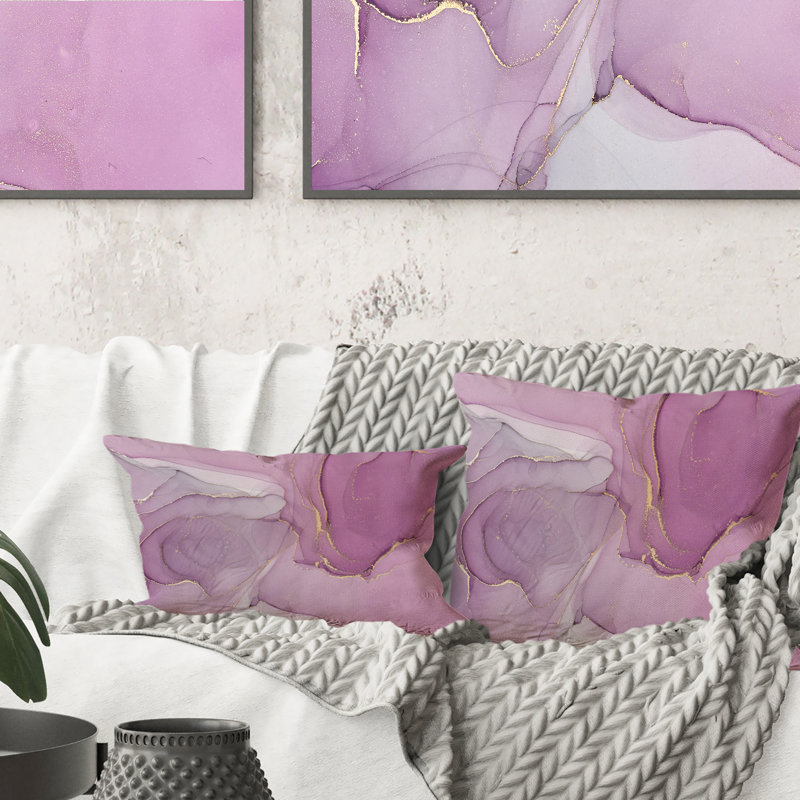 Coussin mauve 1