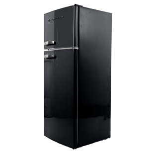 Frigidaire 7.5 Cu. Ft. Retro Fridge Freezer Combo, Apartment Size Top Freezer Refrigerator