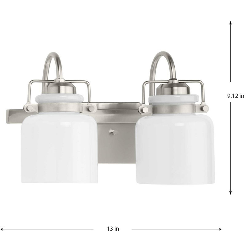 Vandling 2 - Light Dimmable Vanity Light, Brushed Nickel