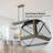 5 - Light Kitchen Island Linear Pendant with Wood Accents-947840064