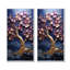 Orchidée dorée, jardin de branches I - ensemble de 2 reproductions d'art mural-1915037674-1915037675