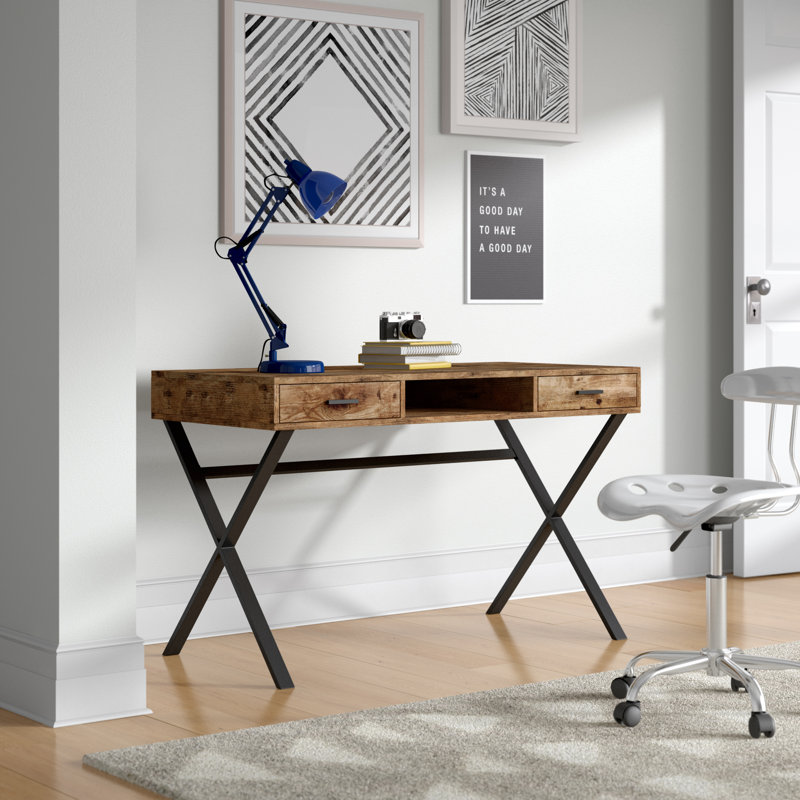 Bruno Metal Base Writing Desk