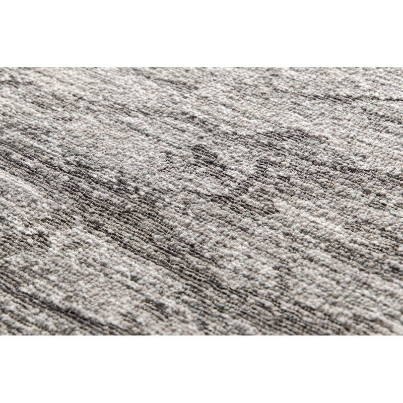 Rectangle Abstract Area Rug, Grey, Rectangle 200 x 290 cm