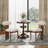 Modern Upholstered Dining Chairs with Solid Wood Legs-1550080873