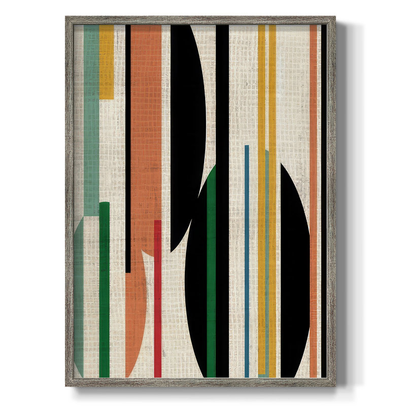 Spontaneous Order II Framed Print - Solid Wood, 11" H x 9" W