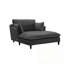 Chaise longue avec coussins et pieds robustes-1970203522