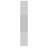Bathroom Cabinet White and Sonoma Oak 11.8" x 11.8" x 72.2" Engineered Wood-301322027