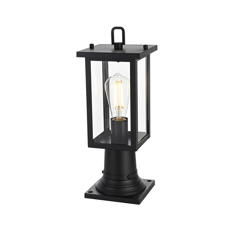 Lampadaire d'extérieur 6 pouces noir Mershon
