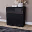 3 Drawer High Gloss Chest, (FSC 100%) Bedroom Home Furniture-1659660848