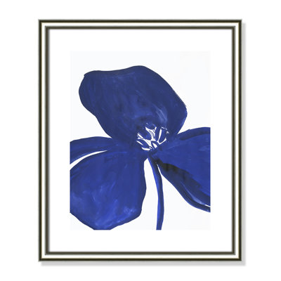 Clarisse "Indigo Petal II" Painting