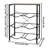 3 Tier Black Movable Water Jug Stand