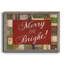 «Merry and Bright», reproduction d'impression sur toile-1053475874-1053475875