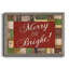 «Merry and Bright», reproduction d'impression sur toile-1053475886-1053475875