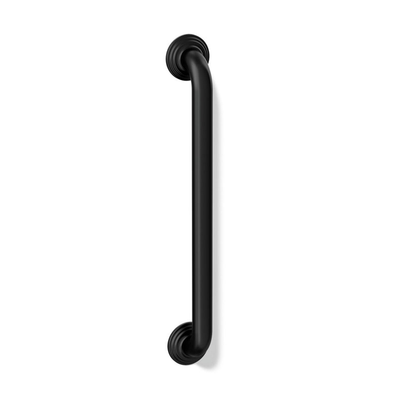 Traditional Grab Bar, Matte Black, 18"W
