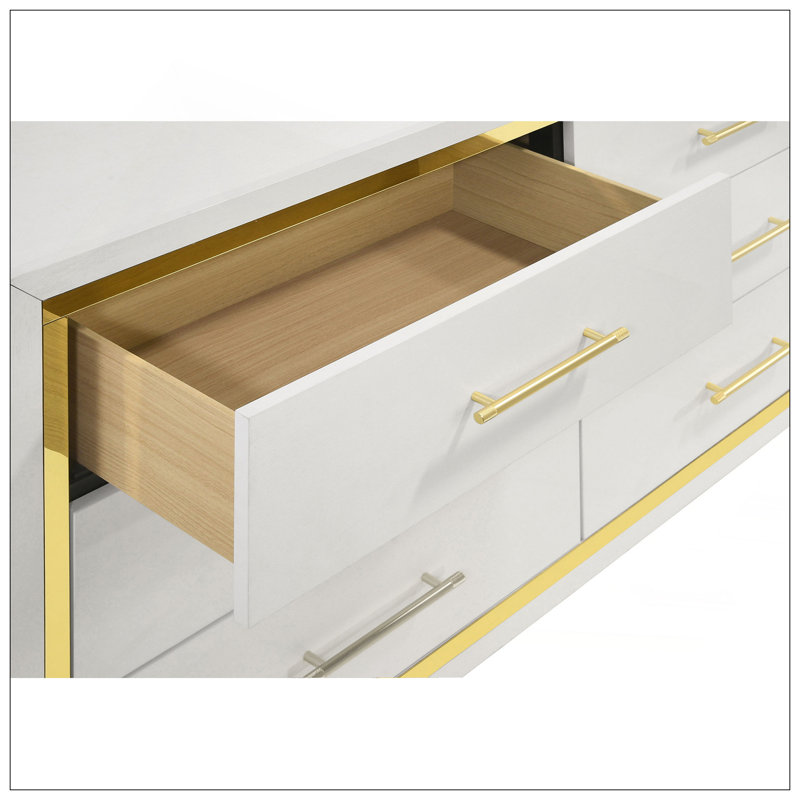 Commode de chambre à 6 tiroirs Chesney