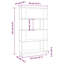 Irazema 132cm H x 80cm W Standard Bookcase-194005225