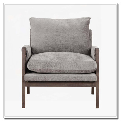 Chaise d'appoint avec structure en bois massif