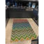 Tapis intérieur / extérieur bleu en polypropylène tissé à la machine Nauset-621598085