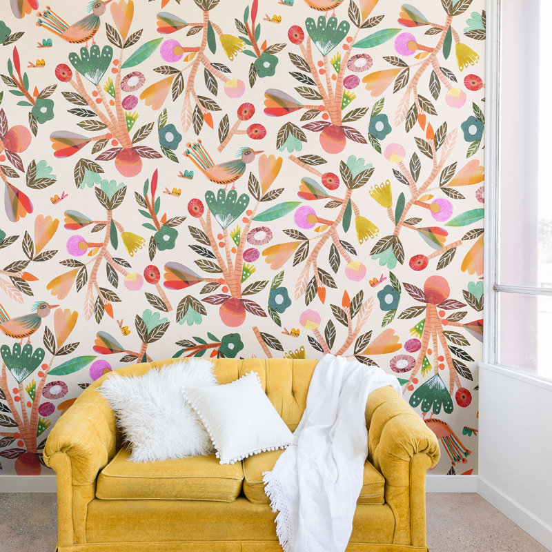 Murale gabriela larios birdsong, 144" L x 96" W