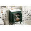 Meuble-lavabo moderne avec portes fonctionnelles, capacité de charge de 136 kg (300 lb) -