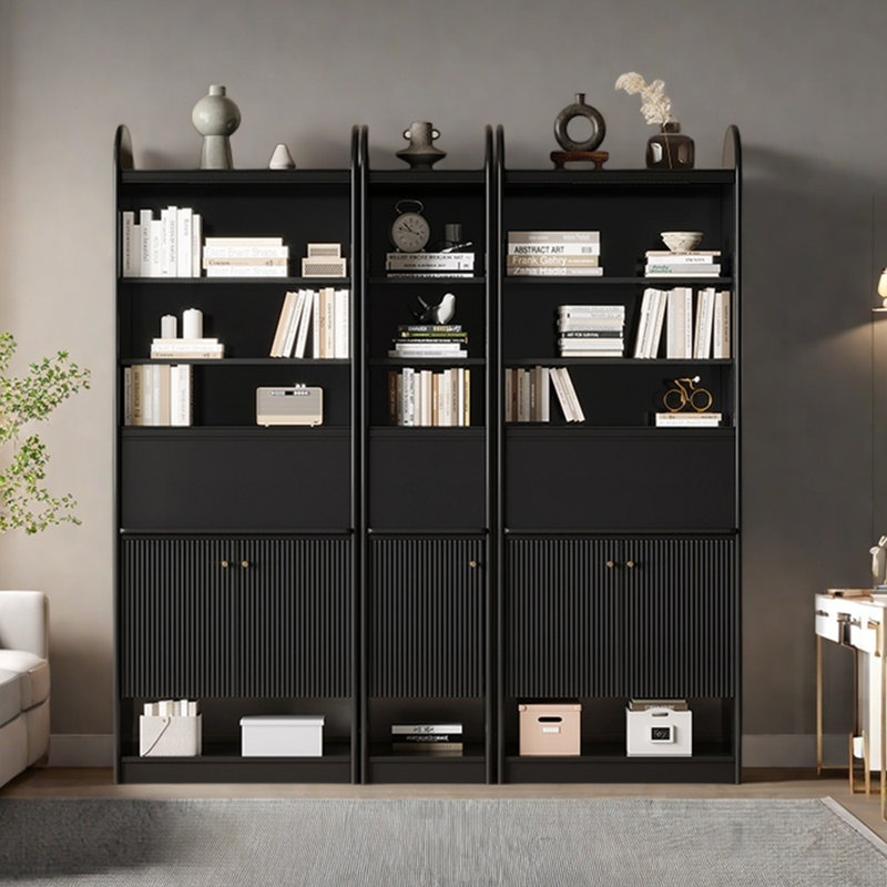 Bibliothèque légère de luxe noire