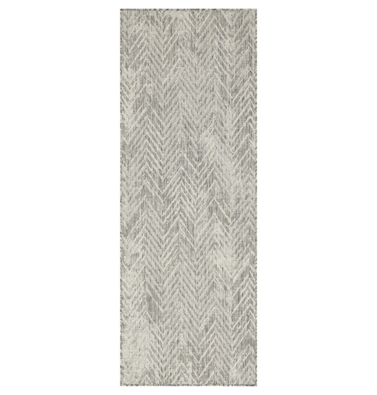 Silver Indoor/Outdoor Area Rug, 7 Ft. 10 In. X 10 Ft. 3 In., Rectangle 7'10" x 10'3"