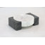 Cole And Grey Marble Round Geometric Tray With Black Rectangular Blocks-580377491