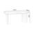 Black Rectangular Solid + Acrylic Dining Table For Dining Room/Kitchen-1587429507