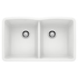 Diamond SILGRANIT 32" L x 19.36" W Double Basin Undermount Kitchen Sink
