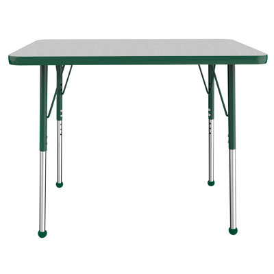 Rectangle T-Mold Adjustable Height Activity Table