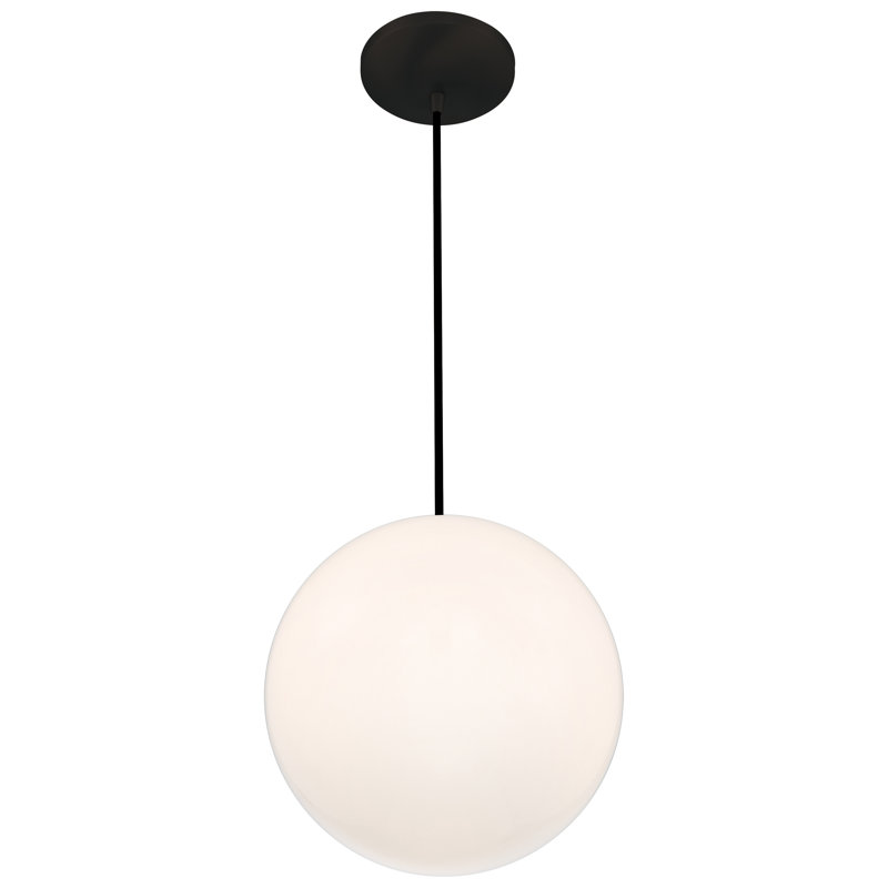 Arwa 1 - Light Single Pendant, Brushed Steel, 17" H x 15.75" W x 15.75" D