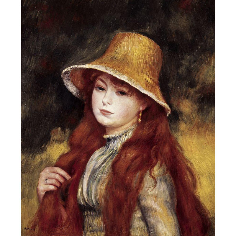 Art sur toile, Renoir, Pierre, Auguste, H 23 po x l 20 po